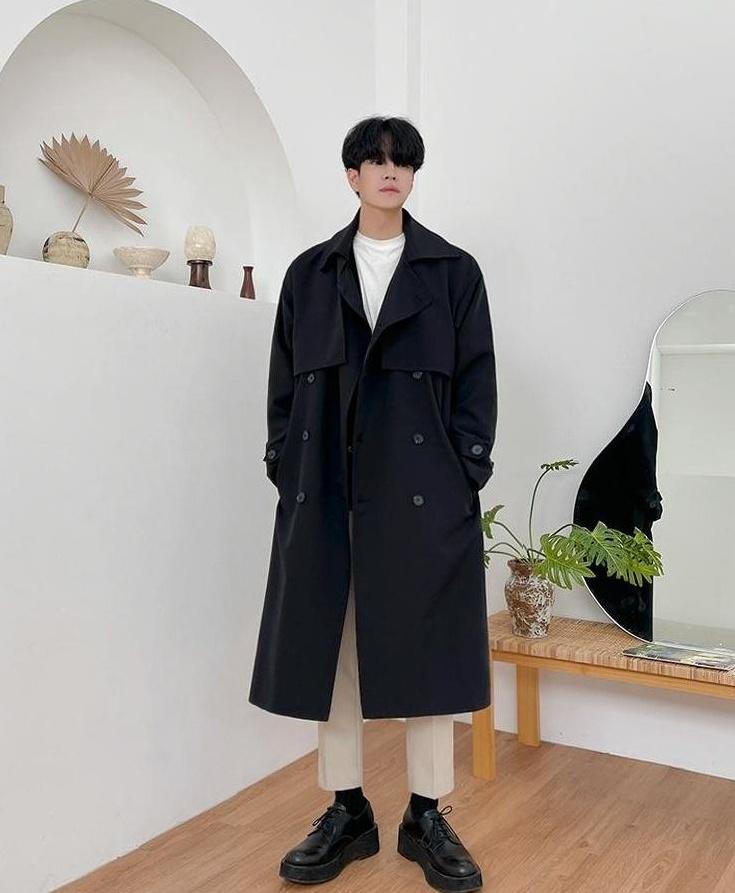 Relaxed Fit Trench Coat