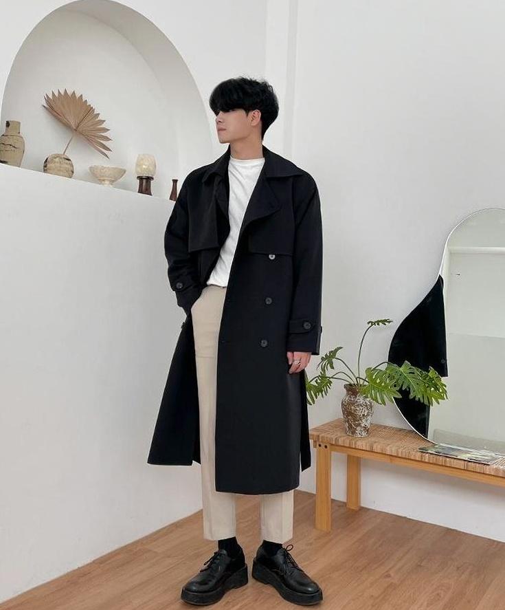 Relaxed Fit Trench Coat