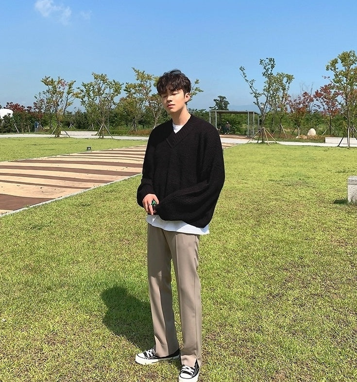 Relaxed Fit Trendy Casual Trousers