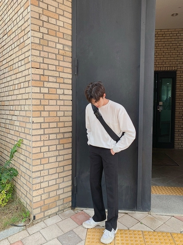 Relaxed Fit Trendy Casual Trousers