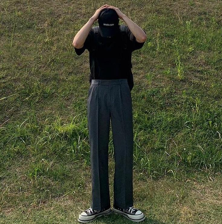 Relaxed Fit Trendy Wide Leg Trousers