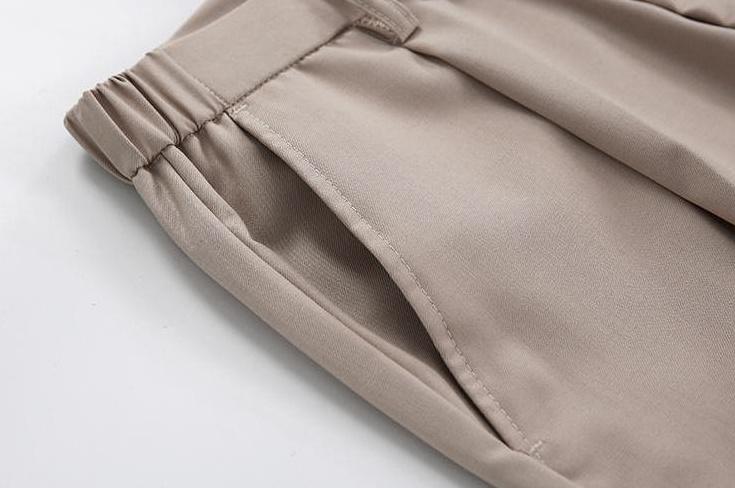 Relaxed Fit Trendy Wide Leg Trousers
