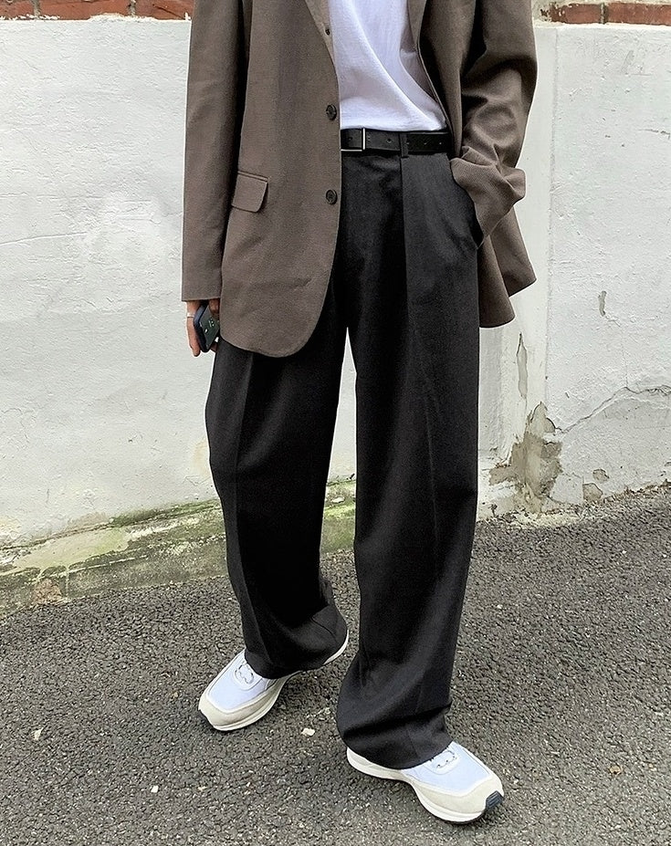 Relaxed Fit Trendy Wideleg Trousers