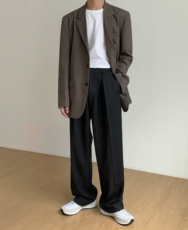 Relaxed Fit Trendy Wideleg Trousers