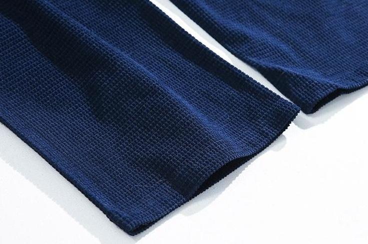 Relaxed Fit Waffle Trousers
