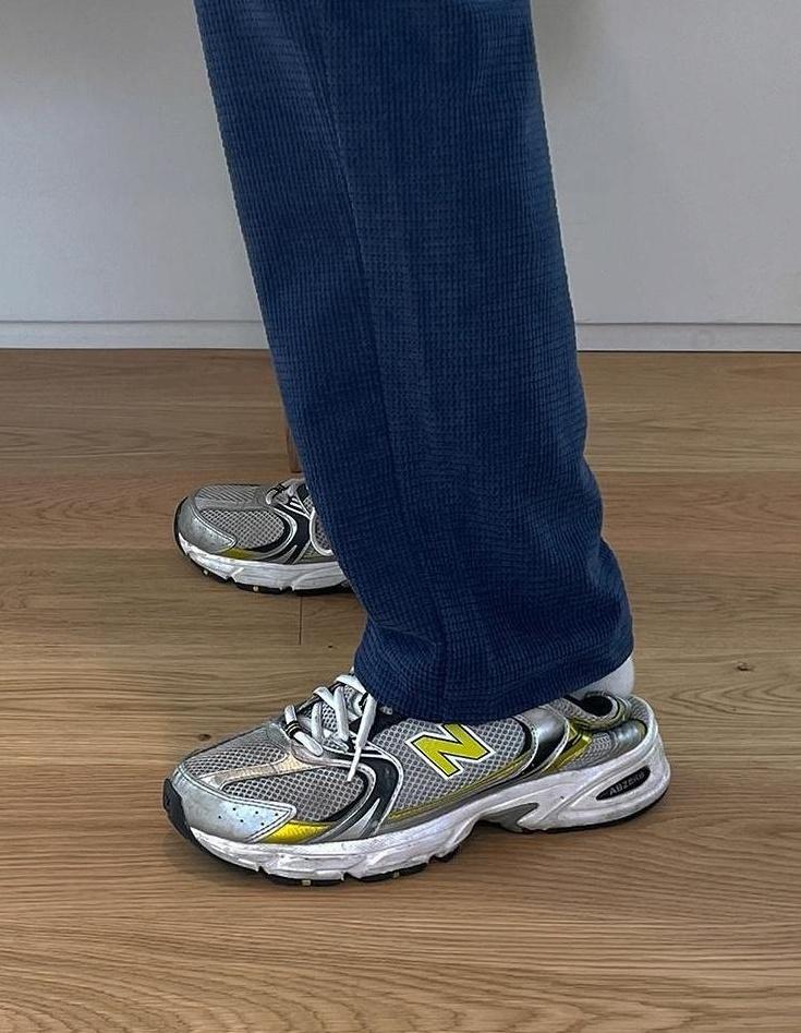 Relaxed Fit Waffle Trousers