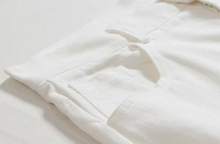 Relaxed Fit Washed Casual Pants