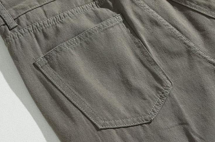 Relaxed Fit Washed Denim Trousers