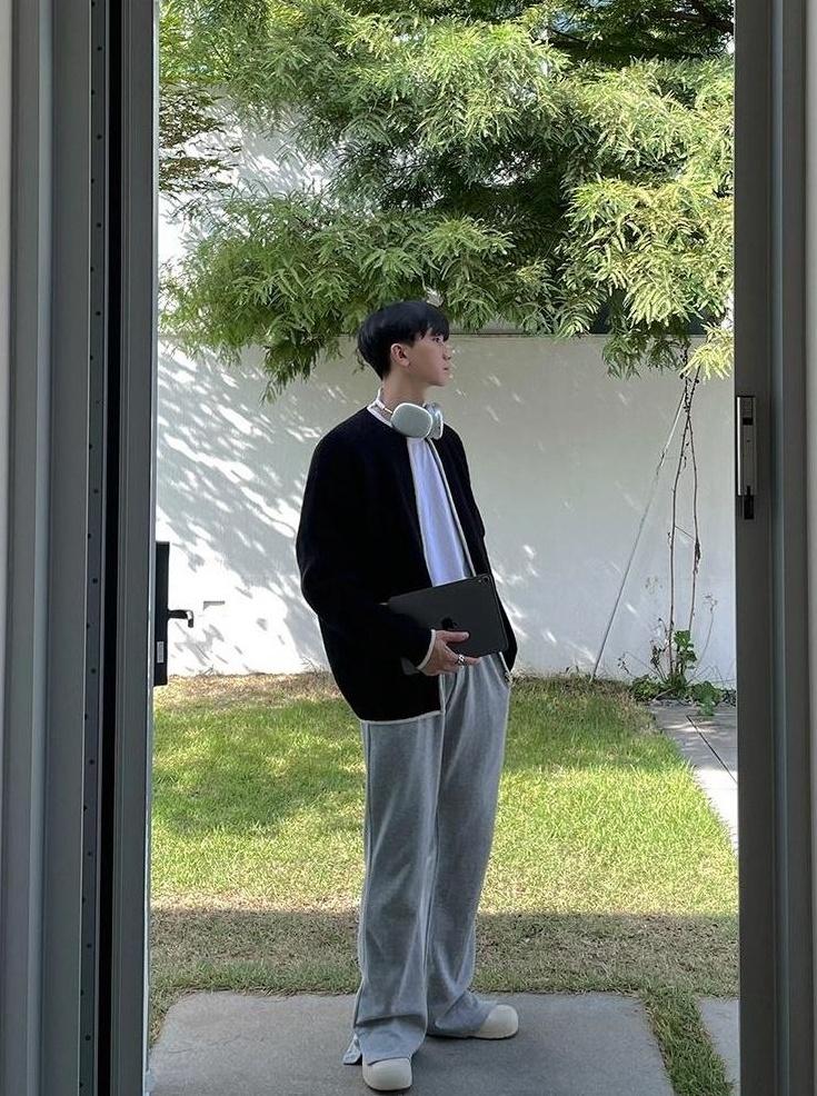 Relaxed Fit Wide Leg Casual Pants