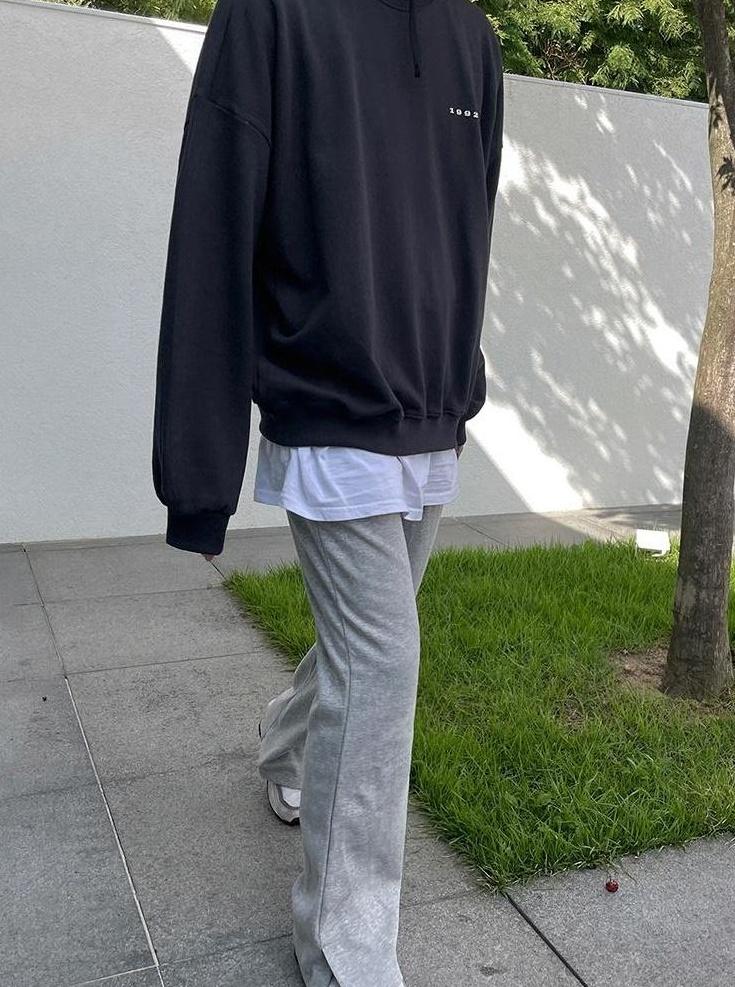 Relaxed Fit Wide Leg Casual Pants