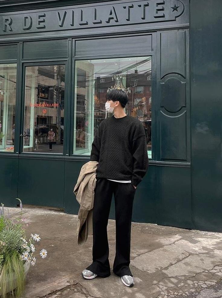 Relaxed Fit Wide Leg Casual Pants