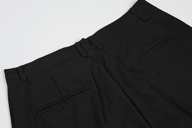 Relaxed Fit Wide Leg Trousers