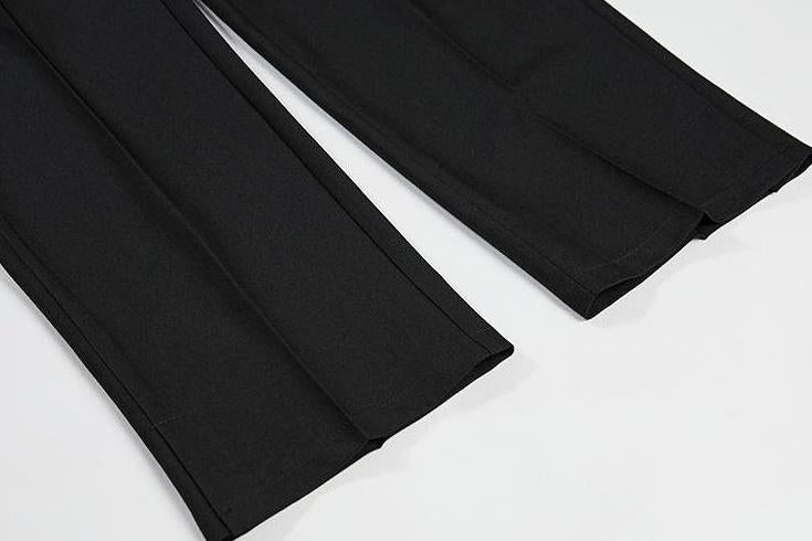 Relaxed Fit Wide Leg Trousers