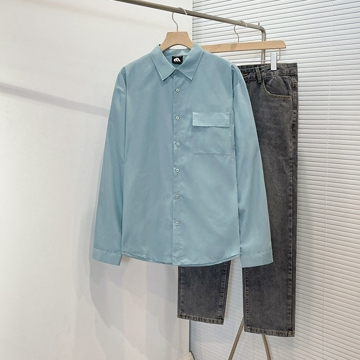 Relaxed Fit Wrinklefree Casual White Shirt
