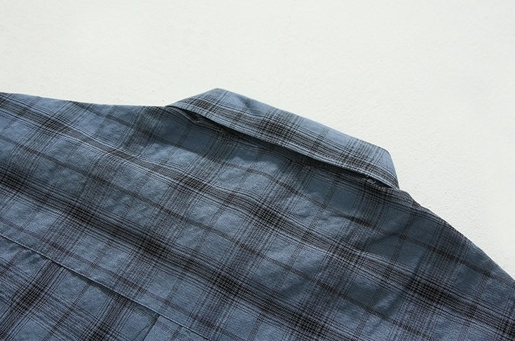 Relaxed Plaid Casual Shirt Trendy Long Sleeve