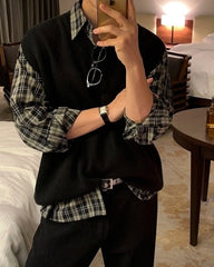 Relaxed Plaid Long Sleeve Casual Shirt
