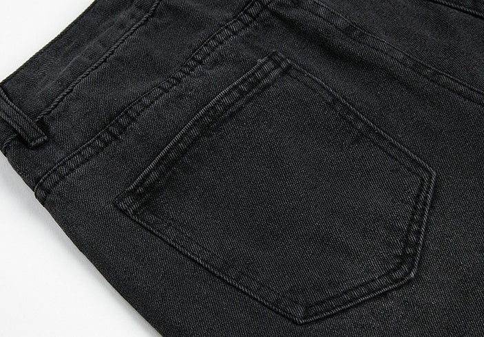 Relaxed Straight Black Vintage Jeans