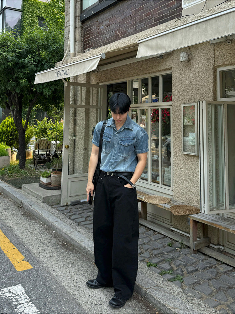 Straight Leg Relaxed Summer Pants
