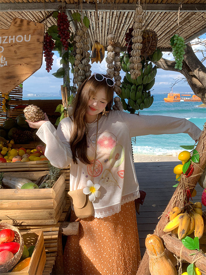 Relaxed Vacation Style Blouse
