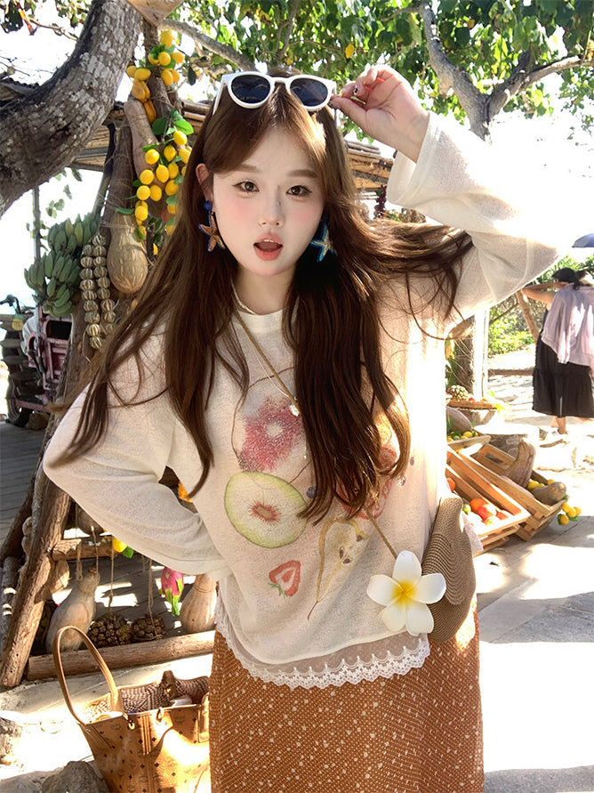 Relaxed Vacation Style Blouse