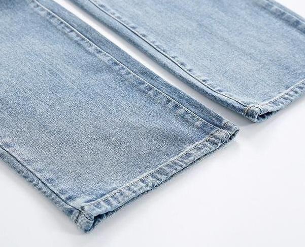 Relaxed Wash Denim Trousers