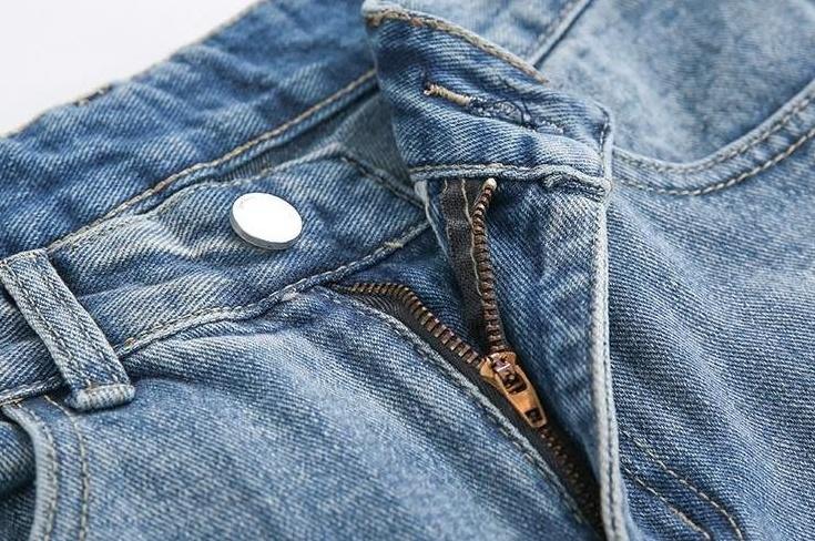 Relaxed Wash Denim Trousers