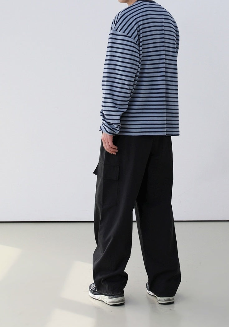 Retro Striped Long Sleeve Top