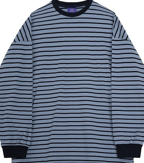 Retro Striped Long Sleeve Top