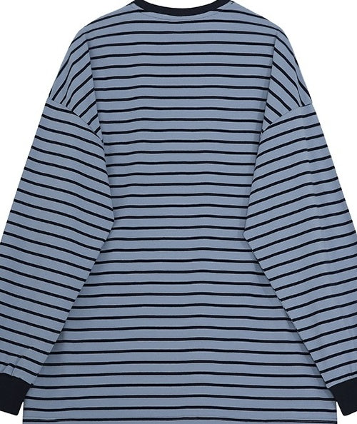 Retro Striped Long Sleeve Top