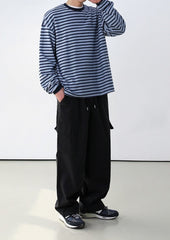 Retro Striped Long Sleeve Top