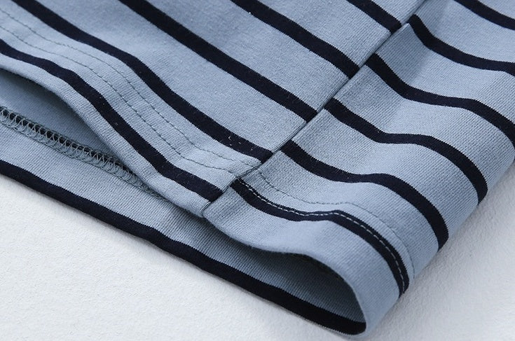 Retro Striped Long Sleeve Top