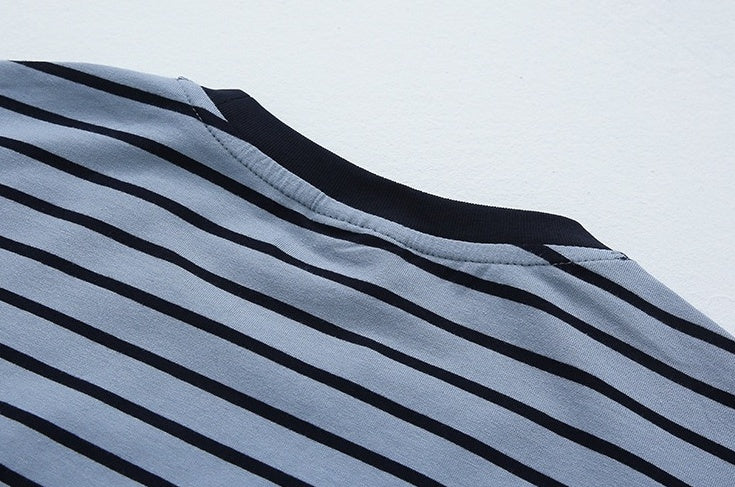 Retro Striped Long Sleeve Top