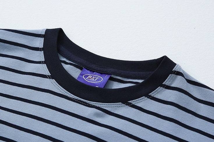 Retro Striped Long Sleeve Top