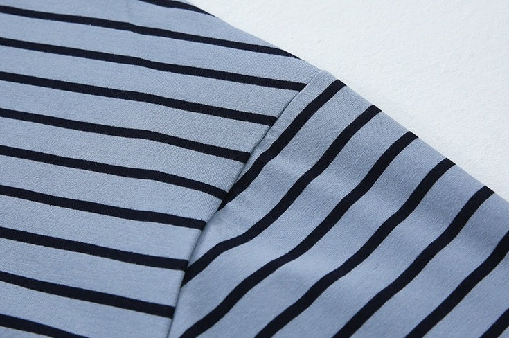 Retro Striped Long Sleeve Top