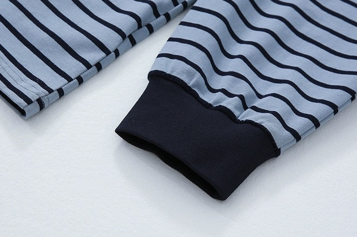 Retro Striped Long Sleeve Top