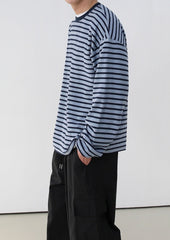Retro Striped Long Sleeve Top