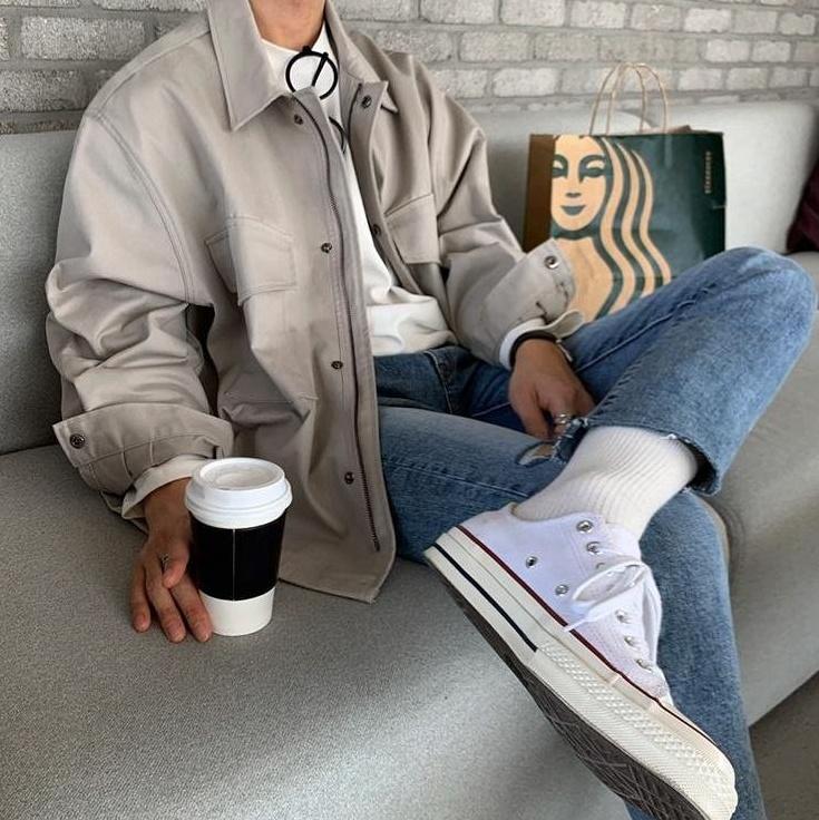 Retro Style Casual Workwear Jacket