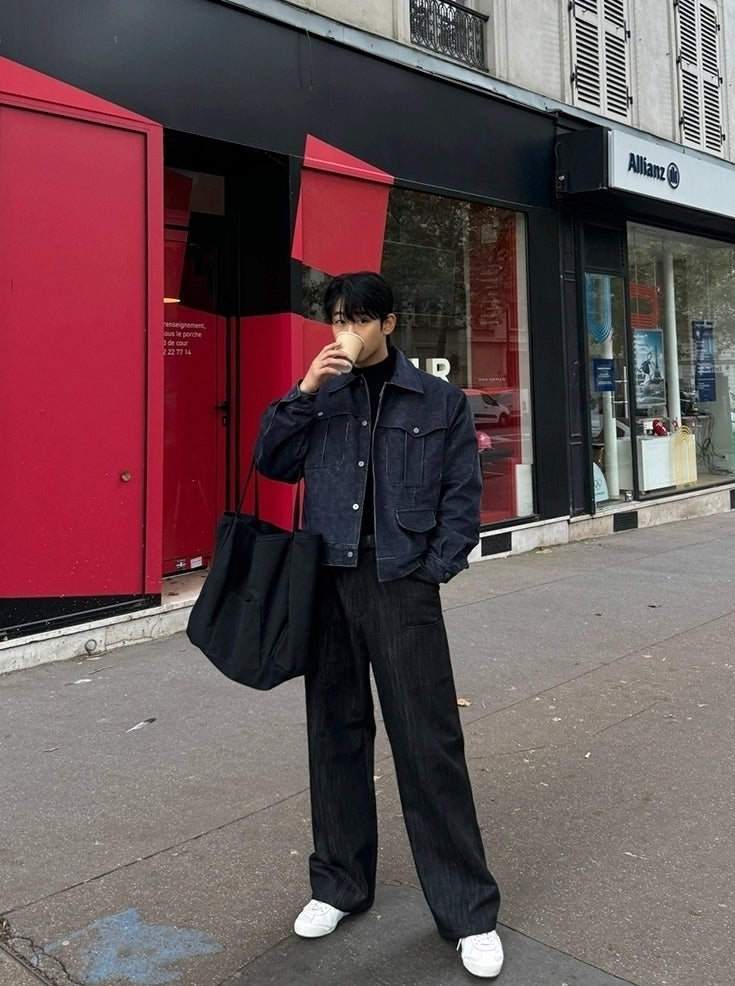 Retro Style Cool Workwear Jacket