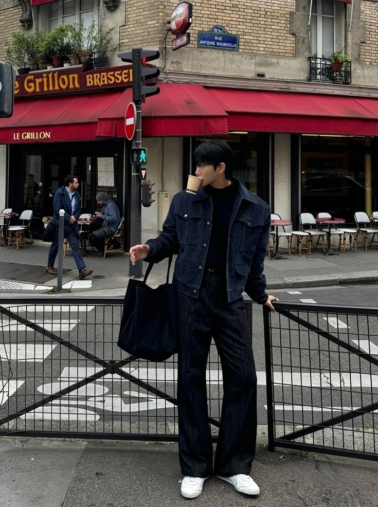 Retro Style Cool Workwear Jacket