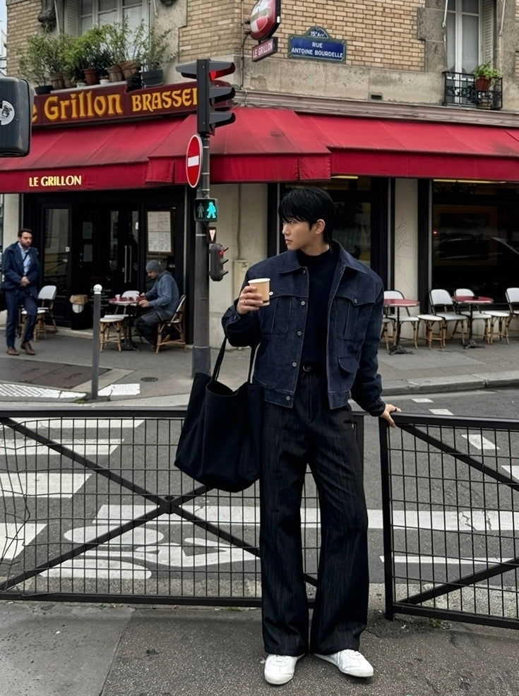 Retro Style Cool Workwear Jacket