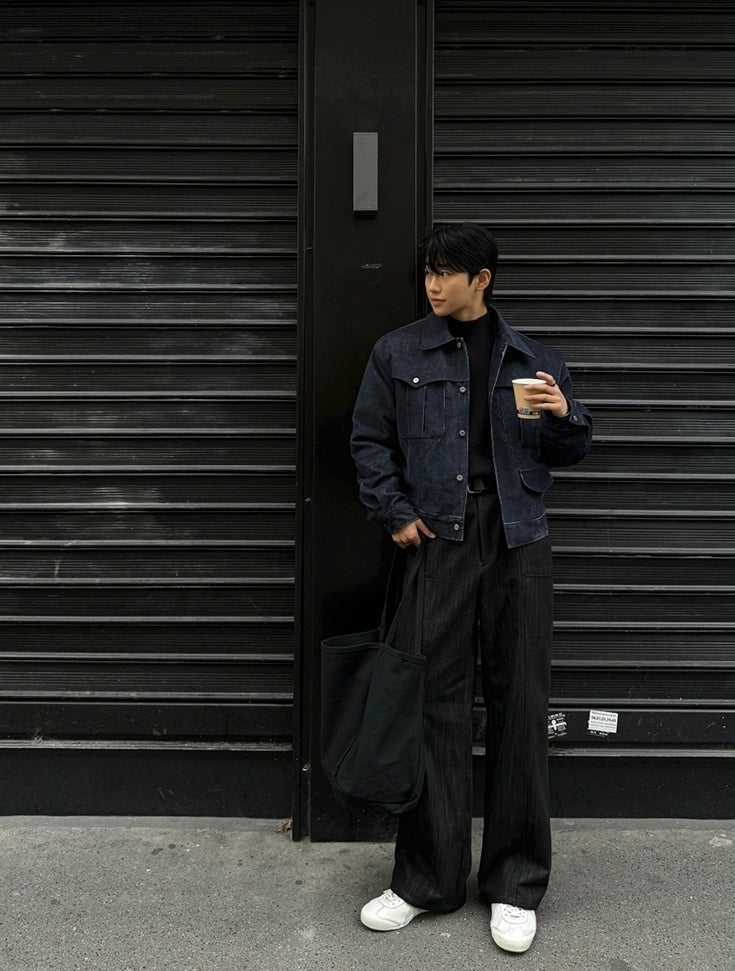 Retro Style Cool Workwear Jacket