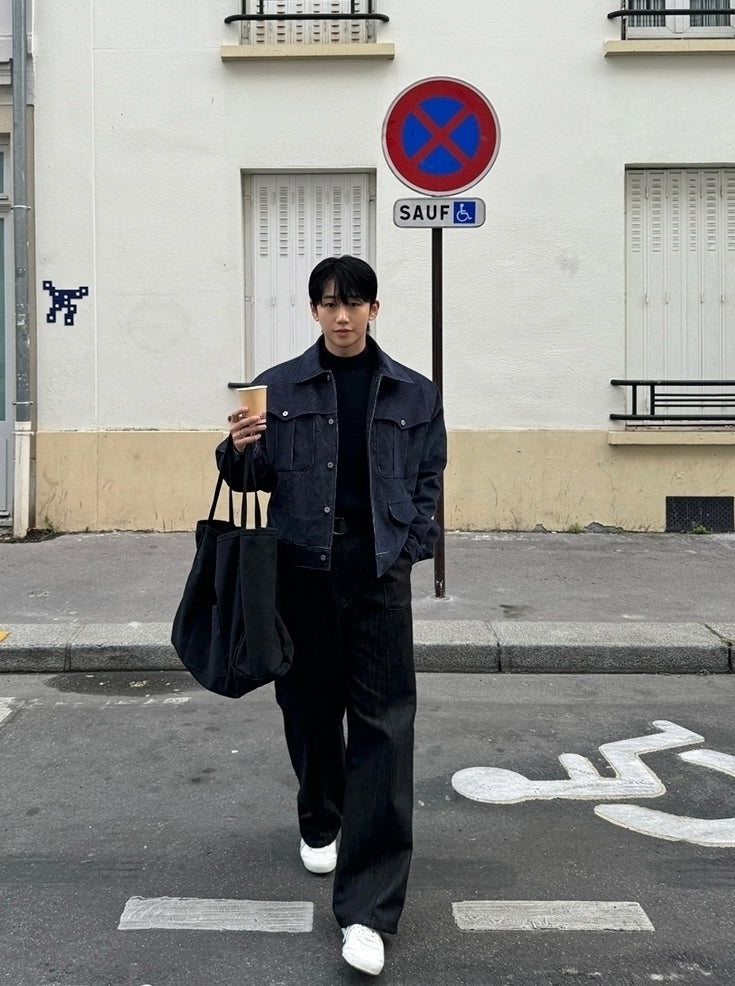 Retro Style Cool Workwear Jacket