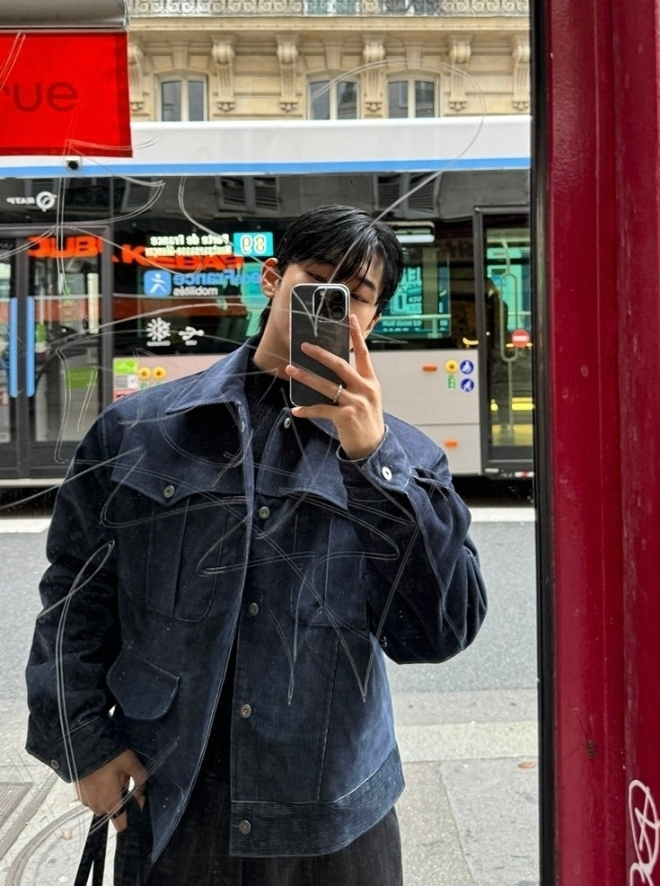 Retro Style Cool Workwear Jacket