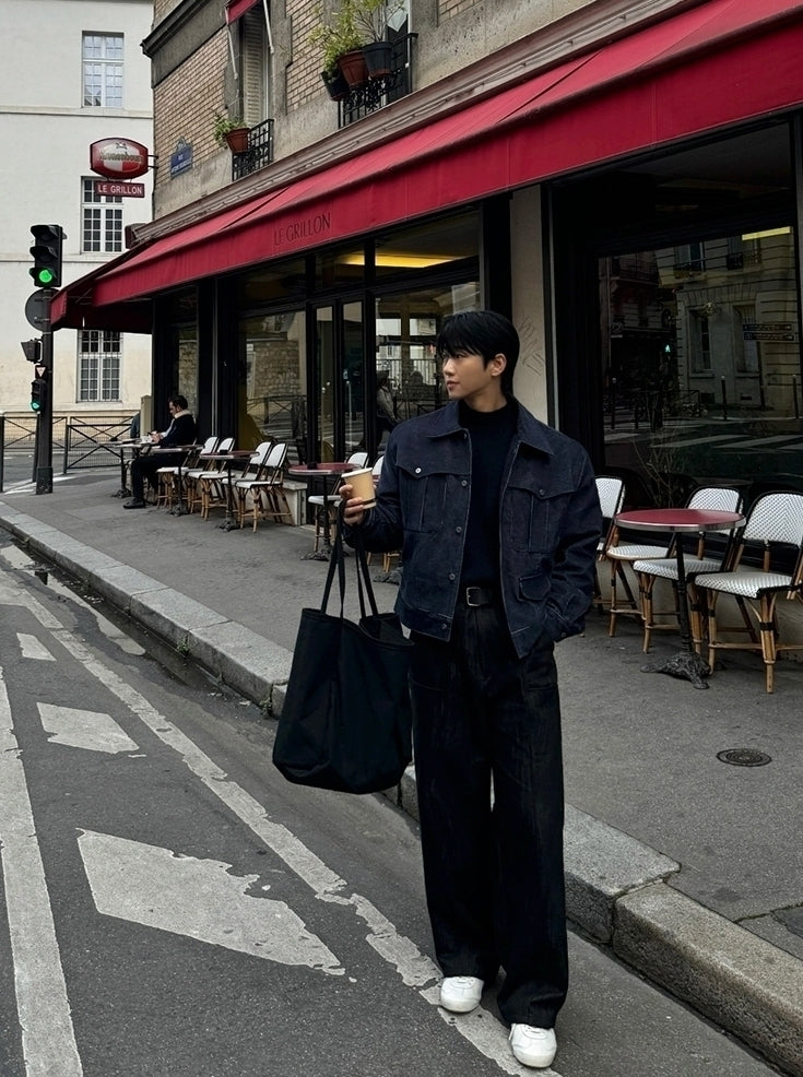 Retro Style Cool Workwear Jacket