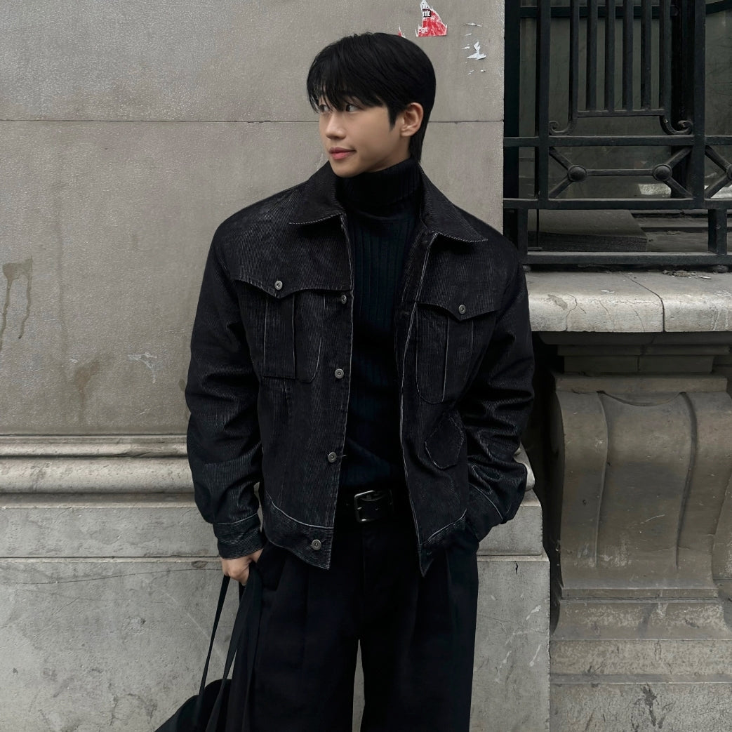 Retro Style Cool Workwear Jacket