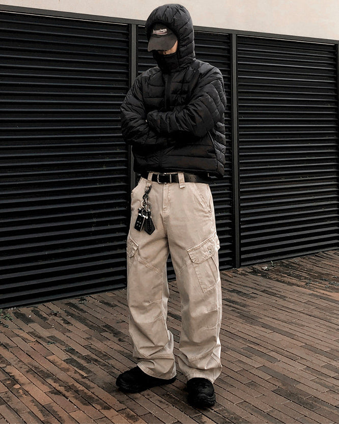 Retro Workwear Straight Leg Jeans