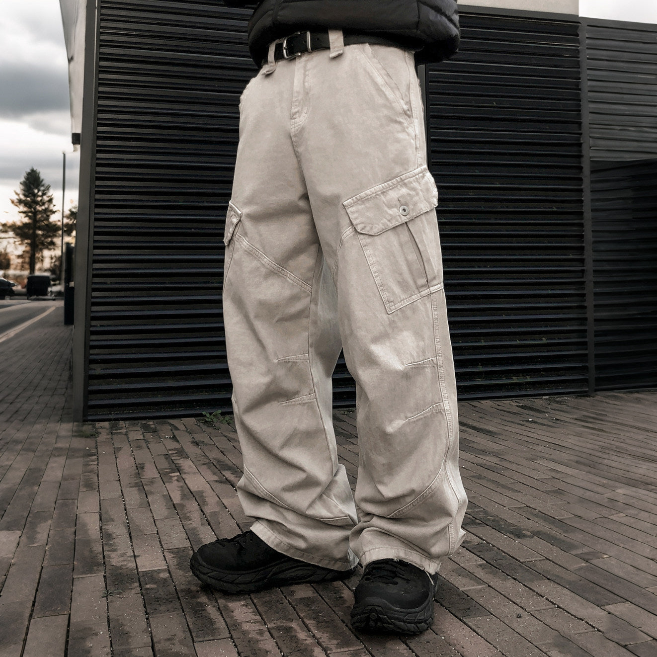 Retro Workwear Straight Leg Jeans