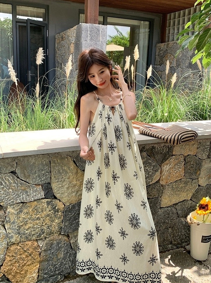 Romantic Floral Vacation Maxi Dress