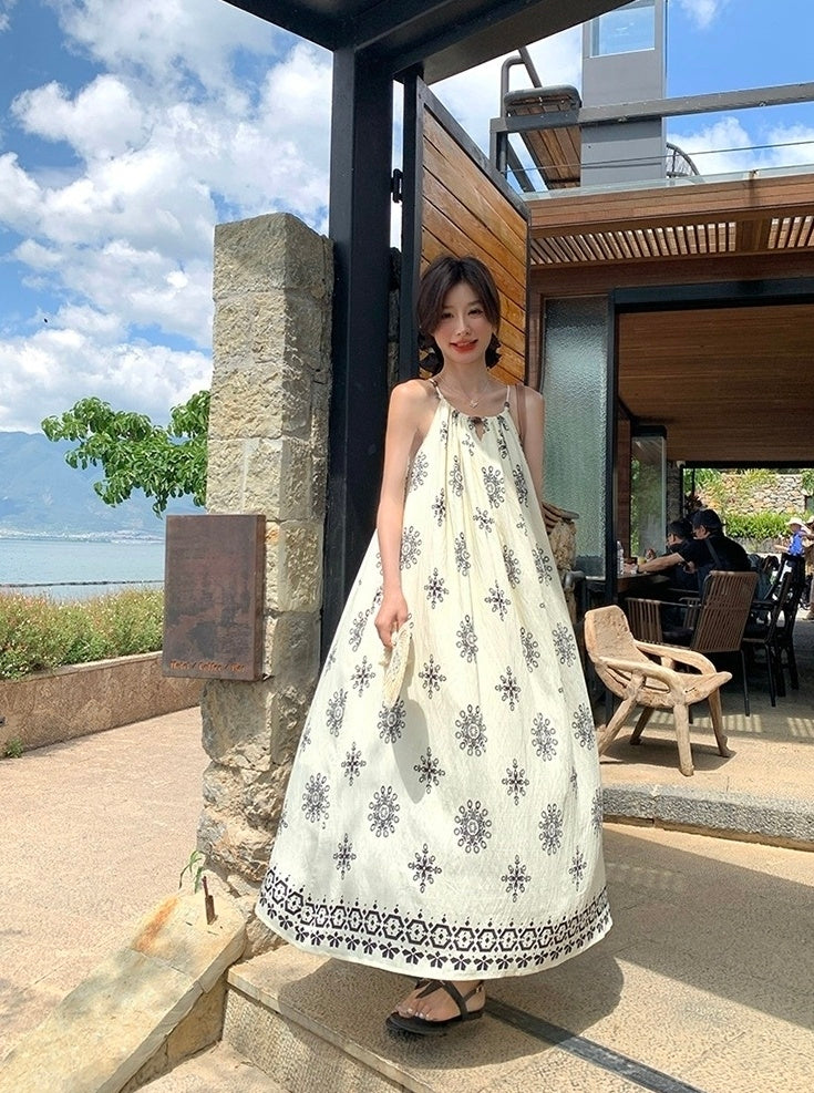 Romantic Floral Vacation Maxi Dress