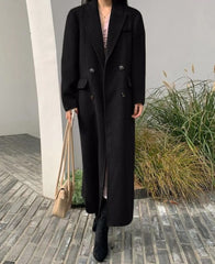 Brown Long Woolen Coat